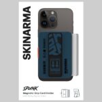 Wallet Skinarma Mirage Spunk Magnetic Grip Stand blue - imagine 4