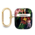 Guess GUA2HHFLB AirPods cover blue Flower Strap Collection - imagine 2