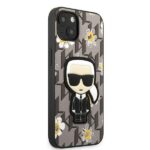 Karl Lagerfeld KLHCP13MPMNFIK1 iPhone 13/ 14 / 15 6,1" grey Flower Ikonik Karl - imagine 4