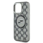 Karl Lagerfeld KLHMP15LHMCKMHK iPhone 15 Pro 6.1" black IML Monogram Karl&Choupette Head MagSa - imagine 6