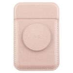 UNIQ Flixa Magnetic Card Wallet with Stand Pink/Blush Pink MagSafe