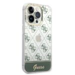 Guess GUHCP14LHG4MHA iPhone 14 Pro 6,1" khaki hardcase 4G Pattern Script - imagine 4