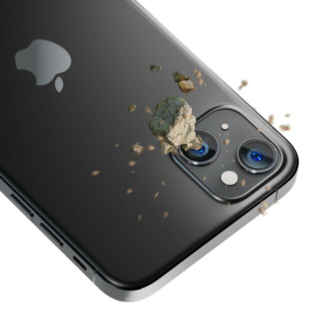 3MK Lens Protection Pro iPhone 14 Plus 6,7" graphite Camera lens protection with mounting frame - imagine 3