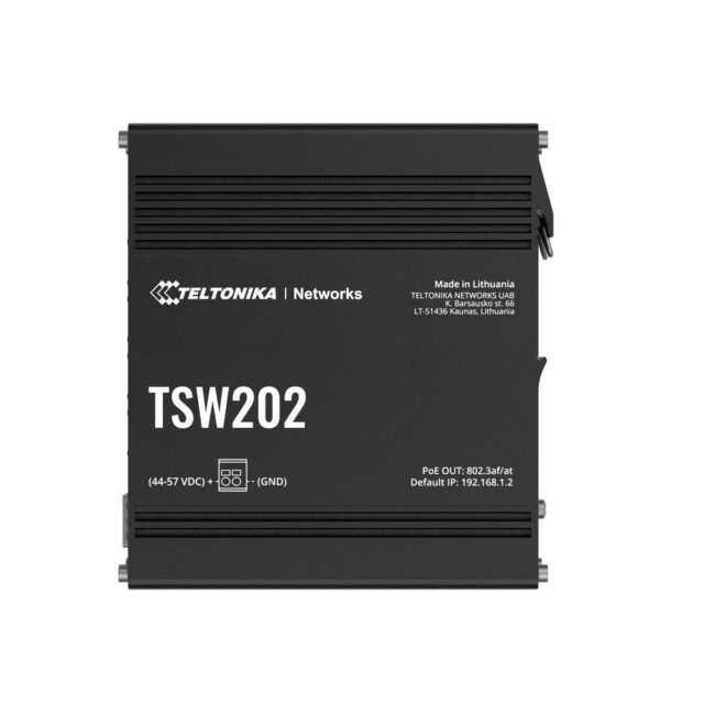 Teltonika TSW202 | Switch | 8x RJ45 1000Mb/s, 2x SFP, 2-pin DC. L2, managed - imagine 3