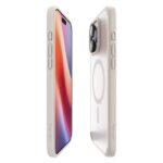 Spigen Ultra Hybrid MAG iPhone 16 Pro Max 6.9" MagSafe frost natural titanium ACS08382 - imagine 3