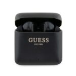 Guess Bluetooth headphones GUTWSSU20ALEGK TWS + docking station black Printed Logo