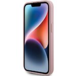 Guess GUHCP15MHG4SGP iPhone 15 Plus / 14 Plus 6.7" pink hardcase Glitter Script Big 4G - imagine 5