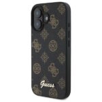Guess GUHMP16SPGPYSK iPhone 16 6.1" black hardcase Peony Script MagSafe - imagine 2