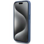 Guess GUHMP14XG4GFRB iPhone 14 Pro Max 6.7" blue hardcase 4G Collection Leather Metal Logo - imagine 5