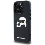 Case Karl Lagerfeld HC 3D Rubber Double Heads to iPhone 16 Pro black - imagine 2