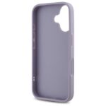 Guess GUHCP16SPSQSQSU iPhone 16 6.1" light purple hardcase Quiled Metal Logo - imagine 7