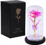 Eternal Rose in Glass Extralink Home, Pink LED Light