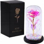 Eternal Rose in Glass Extralink Home, Pink LED Light