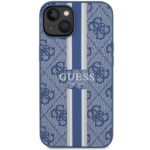 Guess GUHMP14MP4RPSB iPhone 14 Plus / 15 Plus 6.7" blue hardcase 4G Printed Stripes MagSafe - imagine 3