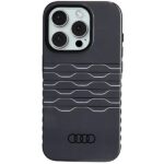 Audi IML MagSafe Case iPhone 15 Pro 6.1" black hardcase AU-IMLMIP15P-A6/D3-BK