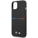 BMW BMHMP15S22SMPK iPhone 15 / 14 / 13 6.1" black hardcase M Silicone Pattern MagSafe - imagine 6