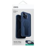 UNIQ Heldro Mag iPhone 15 Pro Max 6.7" Magclick Charging case blue/ultramarine deep blue - imagine 2