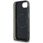 Case BMW IML Metal White Circle MagSafe for iPhone 16e black - imagine 7