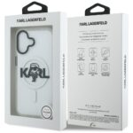 Karl Lagerfeld IML Karl Sketch Logo MagSafe Case for iPhone 17 Clear - imagine 8