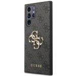 Guess GUHCS24L4GMGGR S24 Ultra S928 black hardcase 4G Big Metal Logo - imagine 2
