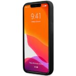 Case BMW BMHCP13MSLBLBK iPhone 13 / 14 / 15 6.1" black hardcase Silicone Signature Logo - imagine 5