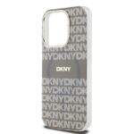DKNY DKHMP15LHRHSEE iPhone 15 Pro 6.1" inch beige hardcase IML Mono & Stripe MagSafe - imagine 6