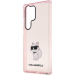 Karl Lagerfeld KLHCS23LHNCHTCP S23 Ultra S918 pink hardcase Ikonik Choupette - imagine 6
