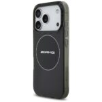 Case AMG Double Layer Transparent        Smocked MagSafe for iPhone 17 Pro black - imagine 2