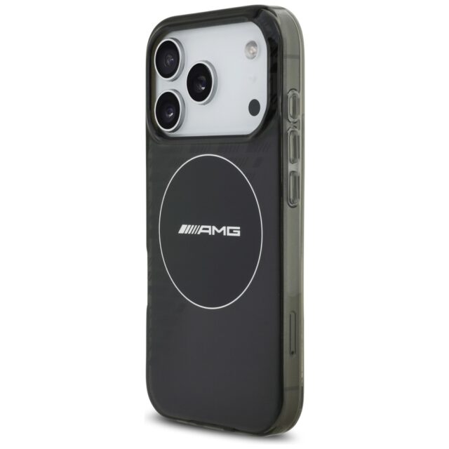 Case AMG Double Layer Transparent        Smocked MagSafe for iPhone 17 Pro black - imagine 2