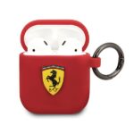 Ferrari FESACCSILSHRE AirPods Cover Red Silicone Collection - imagine 2