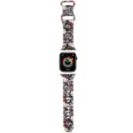 Hello Kitty Strap HKAWMSDGPTE Apple Watch 38/40/41mm Beige Strap Silicone Tags Graffiti