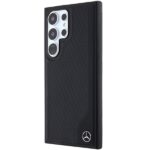 Mercedes MEHMS24L23RBGVK S24 Ultra S928 Black Hardcase Leather Debossed Line MagSafe - imagine 2