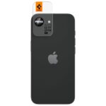 Camera cover Spigen Optik Pro Glas.TR  "EZ FIT" Camera Protector 2pcs for iPhone 16e black - imagine 2