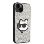 Karl Lagerfeld KLHCP14MG2CPS iPhone 14 Plus / 15 Plus 6,7" silver hardcase Glitter Choupette - imagine 4