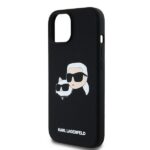 Karl Lagerfeld KLHMP15SSKCHPPLK iPhone 15 / 14 / 13 6.1" black hardcase Silicone Karl & Choupe - imagine 6