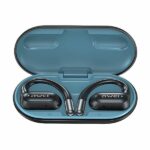 AWEI Bluetooth 5.4 headphones OWS T93+ docking station blue