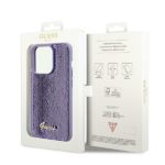 Guess GUHCP13LPSFDGSU iPhone 13 Pro /13 6.1" purple hardcase Sequin Script Metal - imagine 8