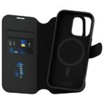 CARE by PanzerGlass Feature Tango 2in1   Wallet iPhone 16 Pro 6.3" MagSafe  black 1330 - imagine 2