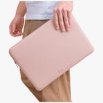 Laptop Sleeve UNIQ Cyprus Ridge Edition 14" waterproof neoprene pink - imagine 5