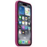 Etui Apple MYY53ZM/A iPhone 16 6.1" MagSafe fuksja/fuchsia Silicone Case - imagine 2