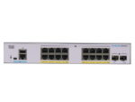 Cisco CBS350-16FP-2G | Switch | 16x RJ45 1000Mb/s PoE, 2x SFP, 240W - imagine 2