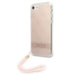 Guess GUOHCI8H4STP iPhone SE 2022 / SE2020 / 7/ 8 pink hardcase 4G Print Strap - imagine 2