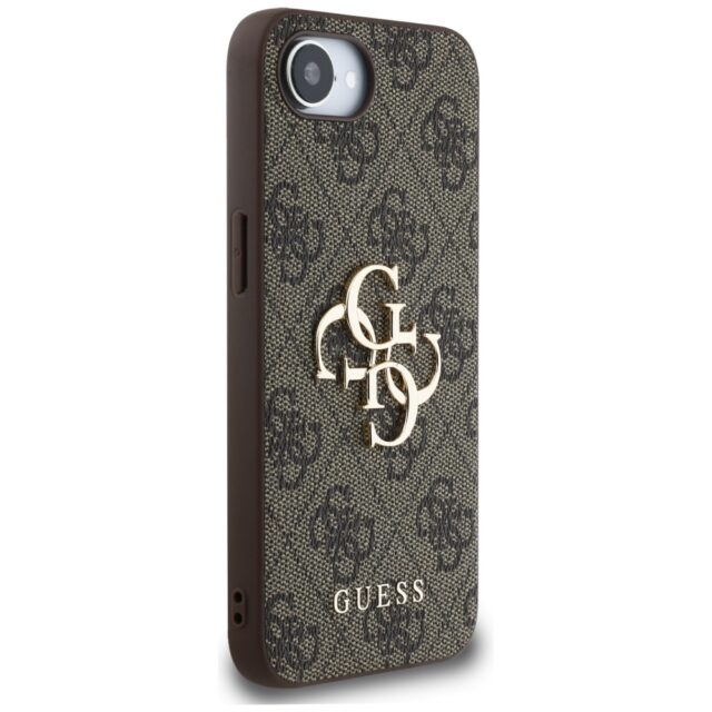 Case Guess 4G Big Logo for iPhone 16e brown - imagine 4