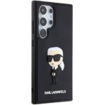 Karl Lagerfeld KLHCS24L3DRKINK S24 Ultra S928 black hardcase 3D Rubber Ikonik - imagine 4