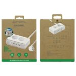 4smarts 6in1 65W GaN white extension cord - imagine 4