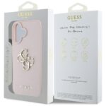 Case Guess Grained Big 4G Logo Small Classic Logo for iPhone 16 pink - imagine 8