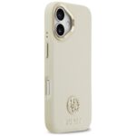 Case Guess Grained Strass Logo MagSafe for iPhone 17 beige - imagine 4
