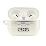 Audi IML Geometric Pattern AirPods Pro 2 cover white AU-IMLAPP2-A6/D3-WE - imagine 2