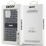 DKNY DKHMP14SHRHSEK iPhone 14 / 15 / 13 6.1 inch black hardcase IML Mono & Stripe MagSafe - imagine 8