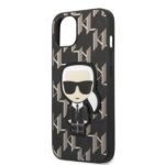 Karl Lagerfeld KLHCP13SPMNIKBK iPhone 13 mini 5,4" hardcase black Monogram Ikonik Patch - imagine 6